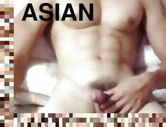 asiatique, masturbation, amateur, gay, jeune-18, webcam, musclé, minet