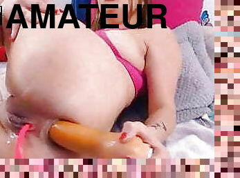 masturbation, amateur, anal, babes, maison, webcam, américaine