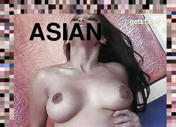 asian, kelentit, syahwat, alat-kelamin-wanita, peju, zakar-besar, berahi, hubungan-sex, nylon