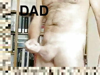 Daddy wank and cum