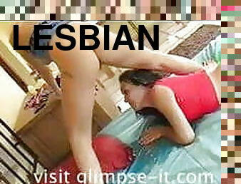 pissaaminen, lesbo-lesbian, milf, pari