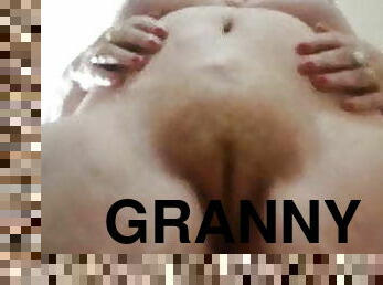 Hot Granny Standing Over Camera