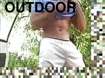 Outdoor cum on cam