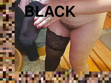poilue, mamelons, chatte-pussy, milf, black, trio, bas, taquinerie