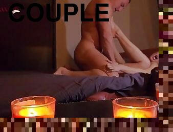 Amazing Romantic Sex In The Candle Light