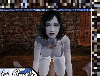 Lady Dimitrescu titty fucks you before swallowing your cum - Resident Evil Village Hentai