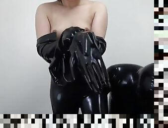 Latex catsuit japanese 82