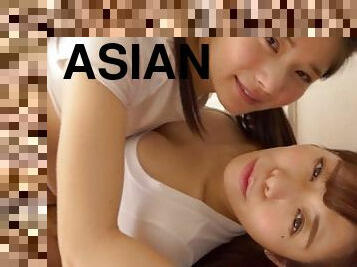 asia, payudara-besar, sayang, lesbian-lesbian, jepang, akademi, normal, manis, cantik-pretty, payudara