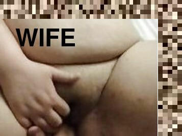 Chubby young wife getting fucked and fisted be husband buddy