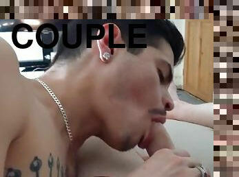 Couple homemade cock sucking