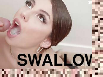 Roma Amore Swallows 75 Huge Mouthful Cumsho