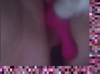 Triple toy penetration (2 pussy & 1 ass)