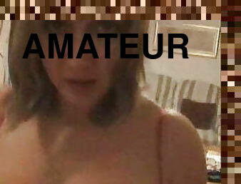 storatuttar, masturbation, fru, amatör, avsugning, milf, smutsig, naturlig, tuttar