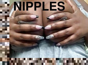 Hard nipples needs to be sucked