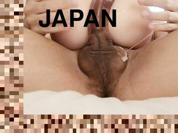 Cum shot and Cowgirl with cute anal Yes! Yes! Yes! Japanese college student!