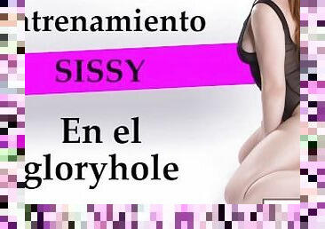 JOI SISSY - Entrenamiento en el gloryhole.