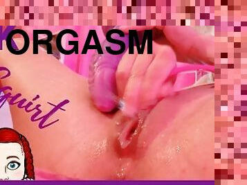 mastubasi, orgasme, vagina-pussy, muncrat, amatir, sayang, mainan, pelacur-slut, manis, alat-mainan-seks