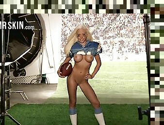 Top 5 Naked Gridiron Girls - Mr.Skin