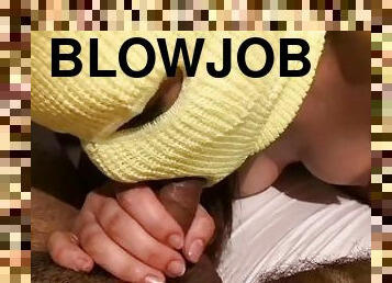 Blowjob While Watching Movie