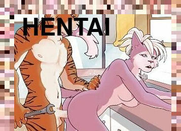 Furry Hentai - Sex And The Furry Titty Part 5 - Called For A Plumber By LoveSkySan