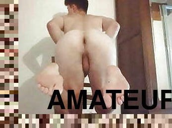 cul, masturbation, amateur, anal, jouet, gay, branlette, pieds, gode, solo