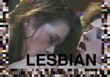 lesbiana, estrella-del-porno, vintage, clásico, retro