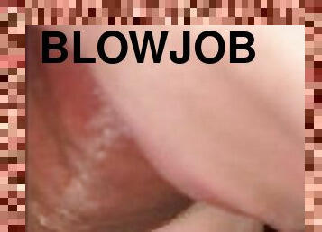 svær, amatør, blowjob, cumshot, deepthroat, svelging, pov, cum