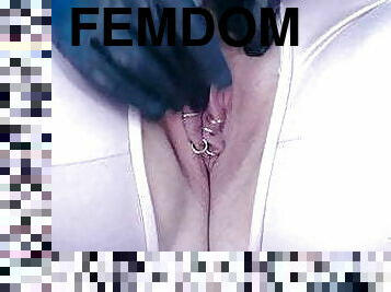 Femdom POV in PVC fetish clothes 