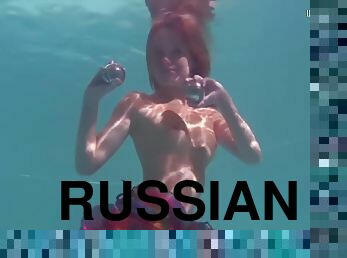Nikita Bellucci In Redhead Baby Vodorezova Gets Naked Fast Underwater