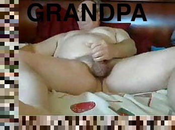 grandpa stroke on webcam