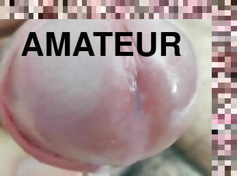 Close up cumming cock