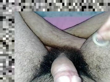 pappa, hårig, gigantisk, masturbation, cumshot, gigantisk-kuk, gay, creampie, juckande, sprut