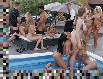 Three Big Titted Pornstars Ashley, Brigdette Lezzing Out In Orgy - Karma Rx, Katrina Jade And Aaliyah Hadid