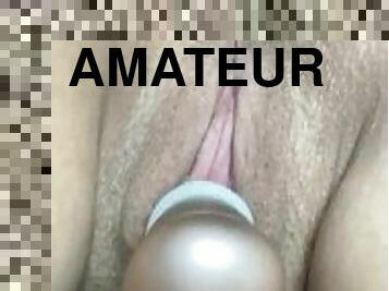 masturbación, coño-pussy, amateur, a-solas