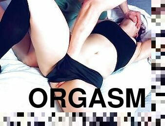 orgasme, fisse-pussy, sprøjte, røv-booty, fingering, dominans, smæk, hårdhændet