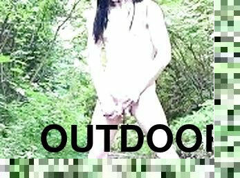 Masturbation in outdoor until ejaculation?JP Crossdresser?