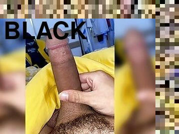 Sexy muscular stud jerking off big veiny cock BWC - BIG WHITE DICK