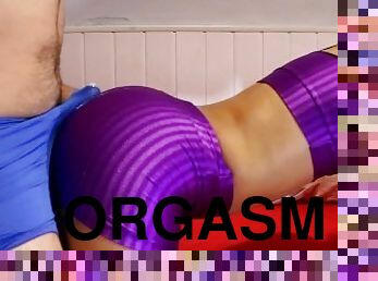 doggy-style, orgasm, cumshot, trosor, sprut, underkläder-underwear