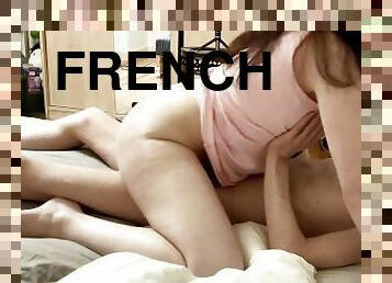 I fuck a French slut during her period. Doggy style, amazon and ejaculation on the belly. MessalineX