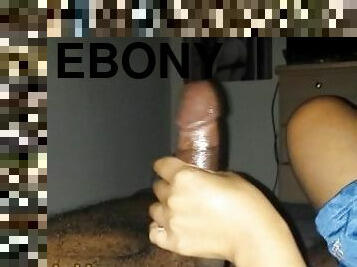 Ebony Redbone giving BBC handjob