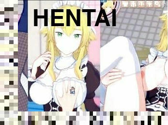 masaje, anime, hentai