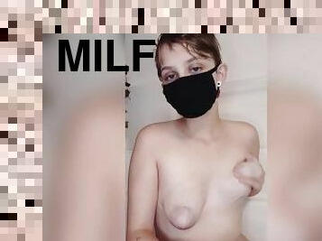 MILF vibrator + fingering BATH PLAY