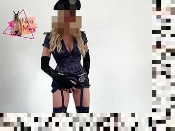 Hot sexy cop masturbating Nikkimex
