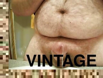 Chubby cub handsfree cum - vintage fatcubcock, you've prob seen the gif )