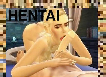 Game Of Porn Khaleesi Fucks The King Of North - 3d Hentai