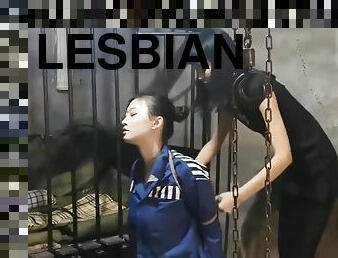 лесбіянка-lesbian, бдсм, панчохи, фетиш, садb80омазохізм, вязниця, брюнетка