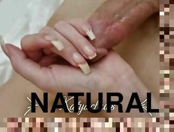 Teasing my Man With My Long Natural Nails