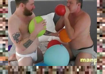 Gay Balloon Play - Kaleb DeWulf - Leo Blue - Manpuppy