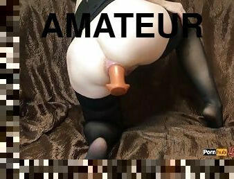 kæmpestor, onani, amatør, anal, legetøj, hardcore, dildo, fetish