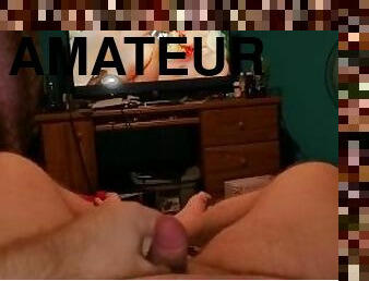Jacking off while watching porn #5